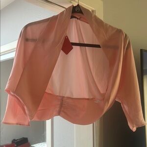 Elegant Pink Shrug